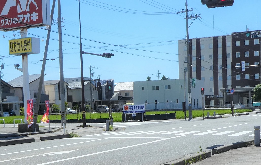 貸土地　　(石川県白山市相木２丁目8番～)